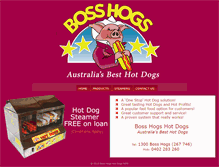 Tablet Screenshot of bosshogs.com